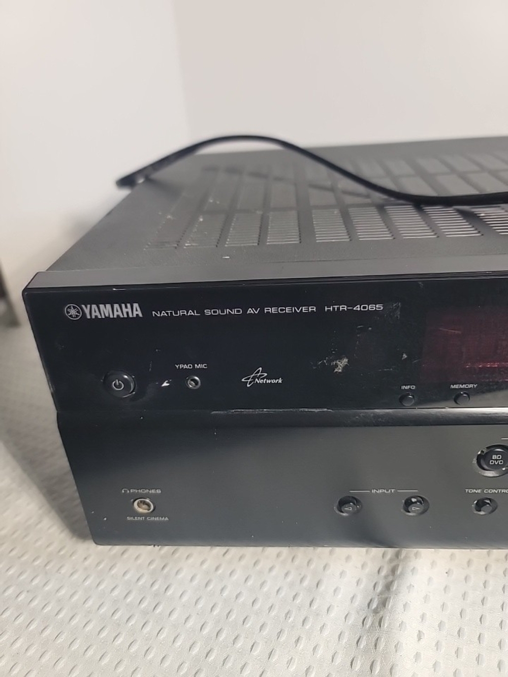 Yamaha Black Natural Sound AV Receiver HTR-4065
